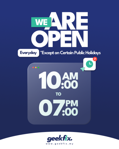 GeekFix We Are Open (NEW)